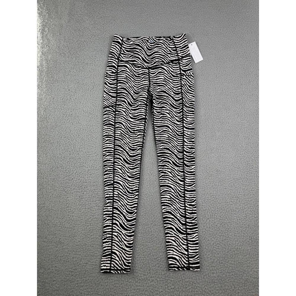 NWT J McLaughlin Zebra Print Pull On Leggings Women's Small Stretch Pocket
